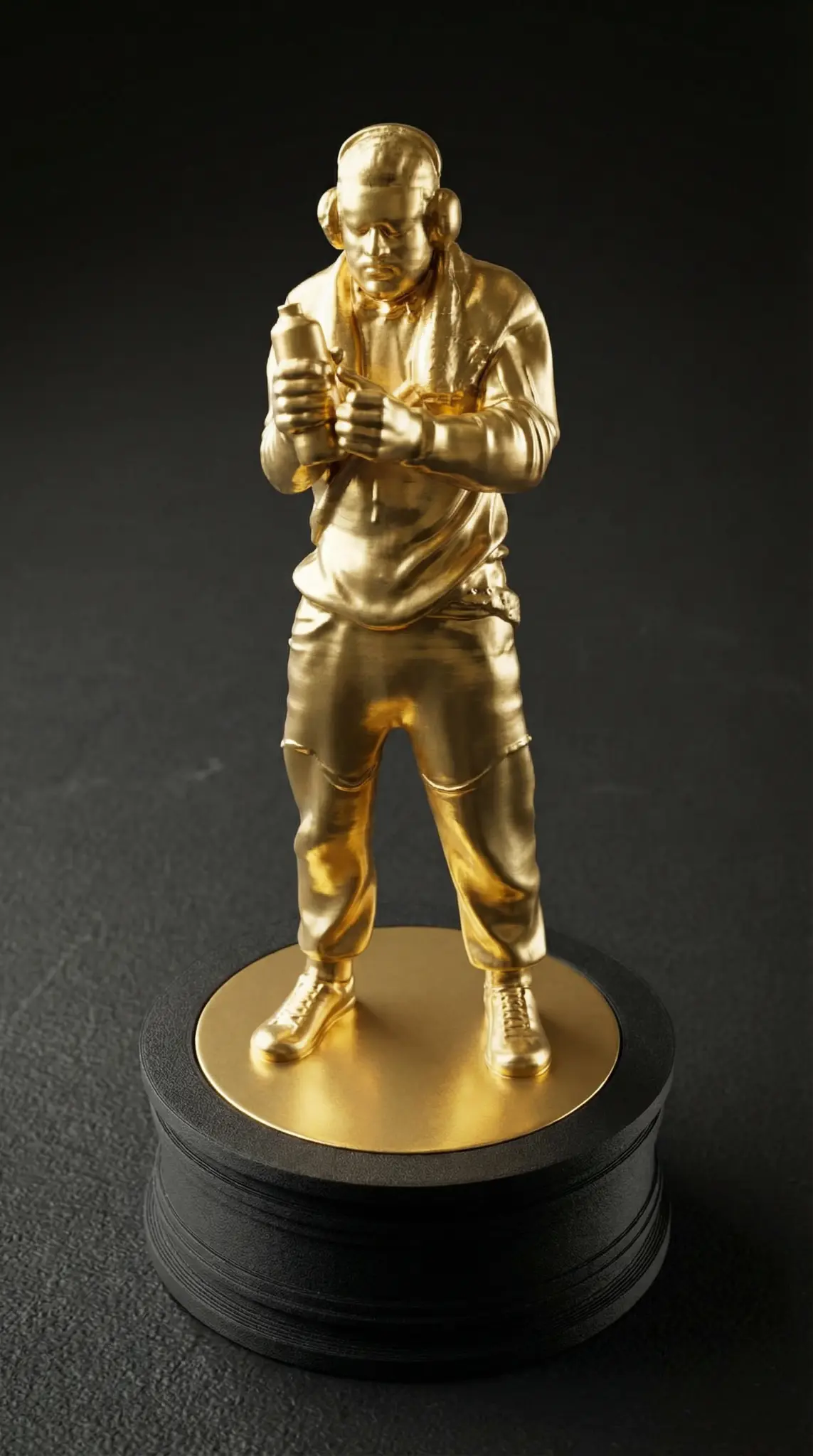 Golden Maduro Statue